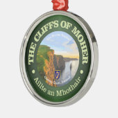 Cliffs of Moher Metalen Ornament (Links)