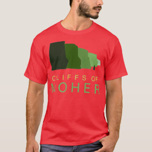 Cliffs of Moher Modern Irish Ireland T-shirt