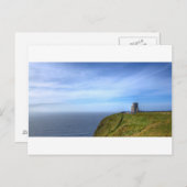 Cliffs of Moher, O'Brien's Tower, Ierland Briefkaart (Voorkant / Achterkant)