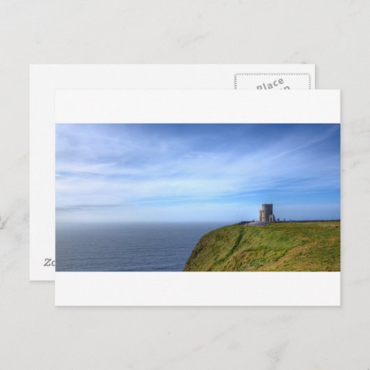 Cliffs of Moher, O'Brien's Tower, Ierland Briefkaart (Voorkant / Achterkant)
