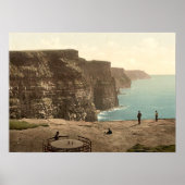 Cliffs of Moher on Atlantic Coast Ireland Poster (Voorkant)