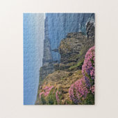 Cliffs of Moher Pink Flowers, Ireland Puzzle Legpuzzel (Verticaal)
