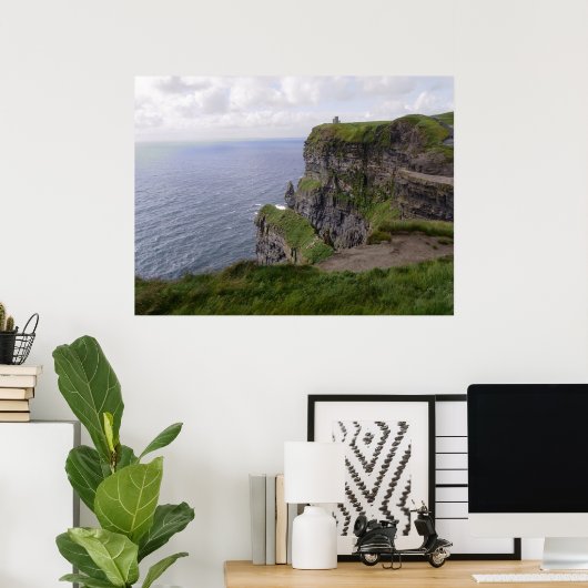 Cliffs of Moher Poster (Thuiskantoor)