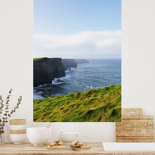 Cliffs of Moher - South Uitzicht 2 Poster (Keuken)