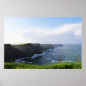 Cliffs of Moher - South Uitzicht 3 Poster (Voorkant)