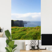 Cliffs of Moher - South Uitzicht 5 Poster (Thuiskantoor)
