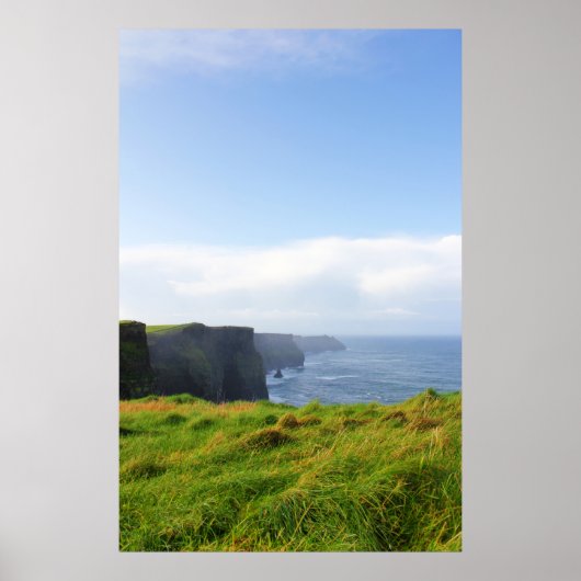 Cliffs of Moher - South Uitzicht 5 Poster (Voorkant)