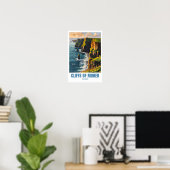 Cliffs of Mother illustratie Reisposter Poster (Thuiskantoor)
