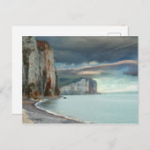 Cliffs of Normandy Seascape Briefkaart (Voorkant / Achterkant)
