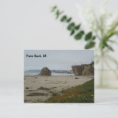 Cliffs ong Pismo Beach Shoreline Briefkaart (Staand voorkant)