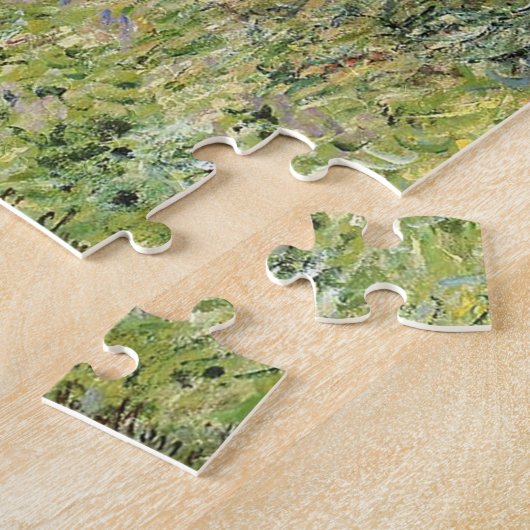 Cliffs Varengeville Gust of Wind Monet Fine Art Legpuzzel (Zijkant)