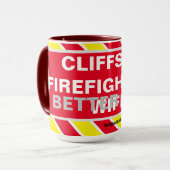 CLIFFSIDE BRANDWEERMAN'S BETERE HALVE VROUW MOK (Voorkant links)