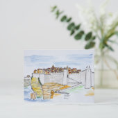 Cliffside City of Bonifacio | Corsica, Frankrijk Briefkaart (Staand voorkant)