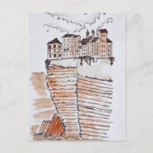 Cliffside City of Bonifacio, Corsica, Frankrijk Briefkaart (Voorkant)