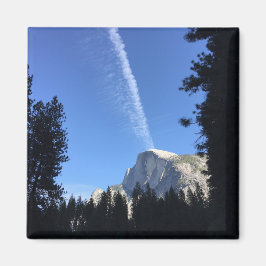 Cliffside Cloud Yosemite Blauwe Kleur Fotografie Magneet