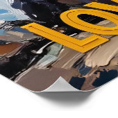 Cliffside Crooner: Beer's Honey Tune Poster (Hoek)