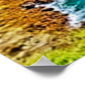 Cliffside Dreams: de kleuren van Manarola Poster (Hoek)