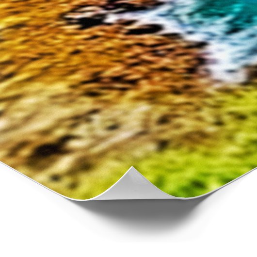 Cliffside Dreams: de kleuren van Manarola Poster (Hoek)