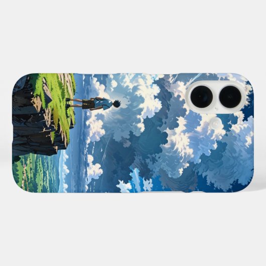 Cliffside Hero Case-Mate iPhone Case (Achterkant (horizontaal))