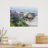 Cliffside Ocean Uitzicht Poster (Keuken)