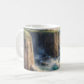 Cliffside Ocean Waves Coastal Landscape Coffee Mug Koffiemok (Voorkant links)