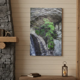Cliffside Sentinel – Blue Ridge-fotografie Canvas Afdruk