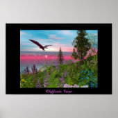 Cliffside Uitzicht Poster (Voorkant)