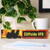 Cliffside VFD Flames bureaunaam bord Naambordje