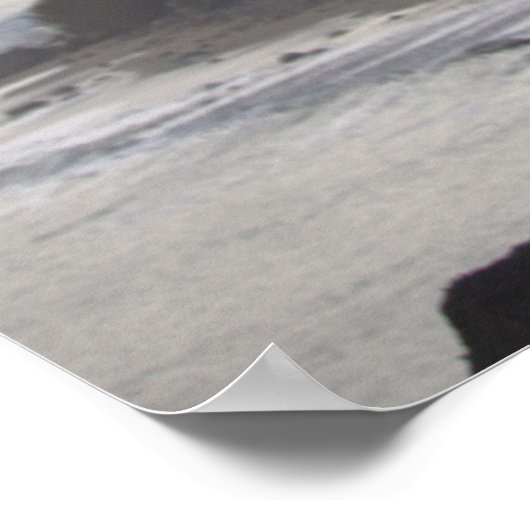 Cliffside Waterscape Photo Poster (Hoek)