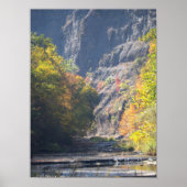 Cliffside Waterscape Poster (Voorkant)