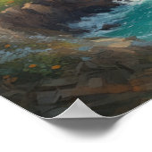 Clifftop Kronieken, Echo's uit een middeleeuws kas Poster (Hoek)