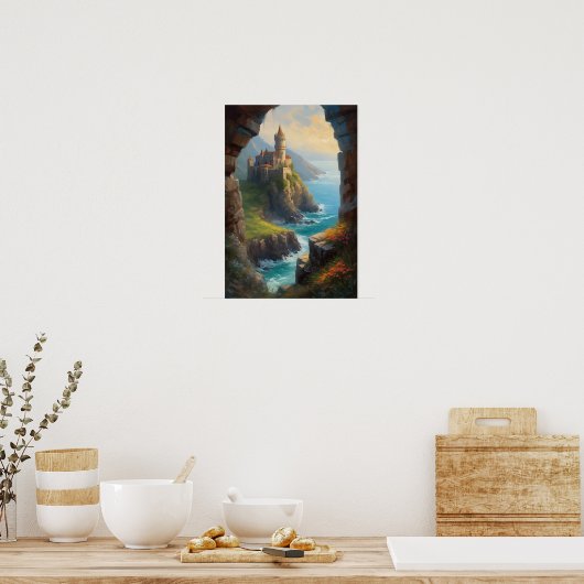 Clifftop Kronieken, Echo's uit een middeleeuws kas Poster (Keuken)