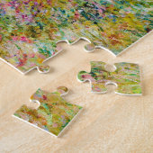 Clifftop Walk in Pourville Claude Monet Canvas art Legpuzzel (Zijkant)