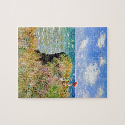 Clifftop Walk in Pourville - Claude Monet Legpuzzel (Horizontaal)