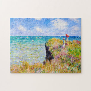 Clifftop Walk in Pourville Claude Monet Legpuzzel