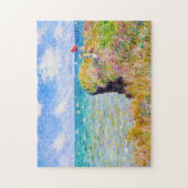 Clifftop Walk in Pourville Claude Monet Legpuzzel (Verticaal)
