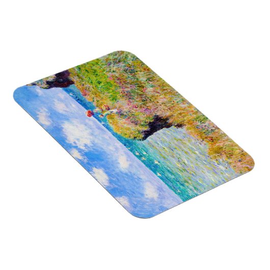 Clifftop Walk in Pourville Claude Monet Magneet (Rechterzijde)