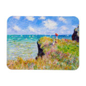 Clifftop Walk in Pourville Claude Monet Magneet (Horizontaal)