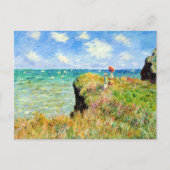 Clifftop Walk in Pourville door Claude Monet Briefkaart (Voorkant)