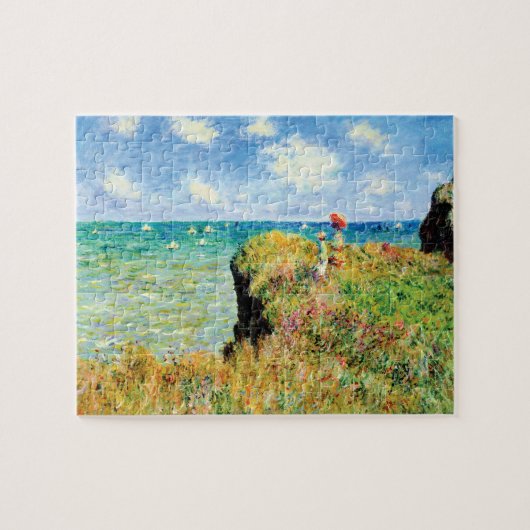 Clifftop Walk in Pourville door Claude Monet Legpuzzel (Horizontaal)