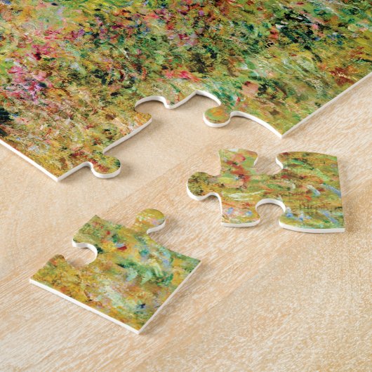 Clifftop Walk in Pourville door Claude Monet Legpuzzel (Zijkant)