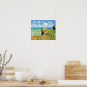 Clifftop Walk in Pourville door Claude Monet Poster (Keuken)