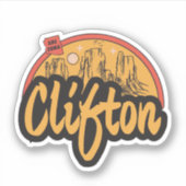 Clifton, Arizona Sticker (Voorkant)