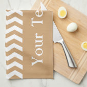 Clifton Beach Sand Wave Chevron aanpasbaar Theedoek (Quarter Fold)