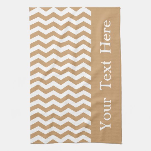Clifton Beach Sand Wave Chevron aanpasbaar Theedoek (Verticaal)