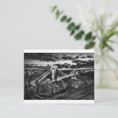 Clifton Bridge BW Briefkaart (Staand voorkant)