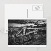 Clifton Bridge BW Briefkaart (Voorkant / Achterkant)