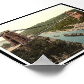 Clifton Suspensie Bridge, Bristol, Engeland Poster (Hoek)