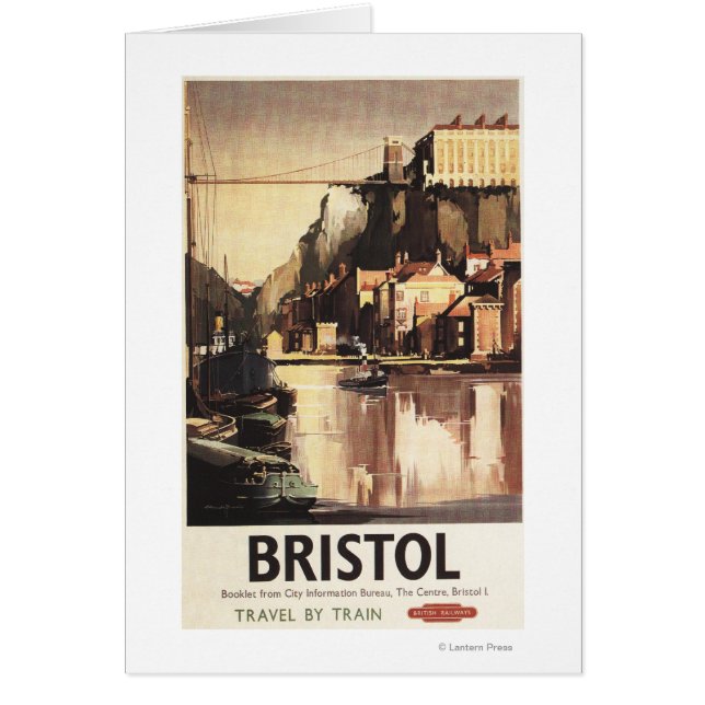 Clifton Suspension Bridge en Boats (Voorkant)