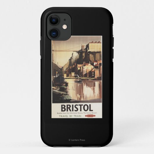 Clifton Suspension Bridge en Boats Case-Mate iPhone Case (Achterkant)